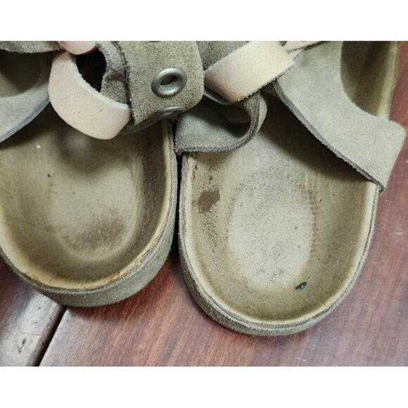 Isabel Marant Suede Studded LaceUp Sandals Women’s Sze 38 Leather Boho Gladiator - Picture 10 of 16